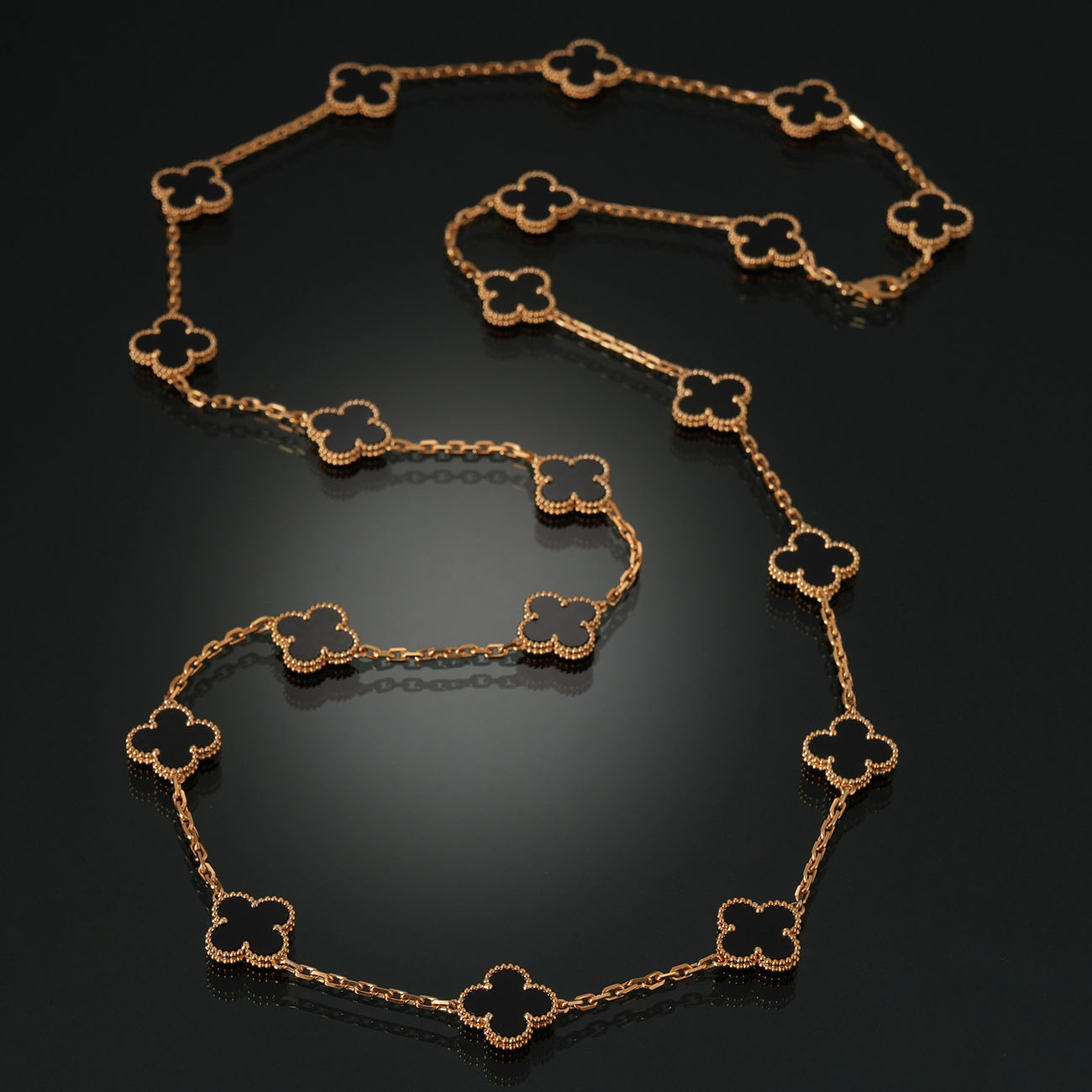 Van Cleef & Arpels(USED)반클리프 빈티지 알함브라 롱 네크리스 20 모티브